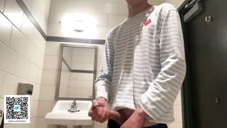 Gay Teen Model Masturbates Inside Starbucks Public Restroom *Almost Got Caught*