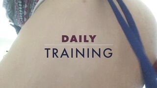 Daily training - Anal dildo