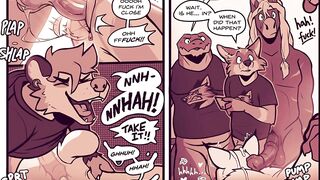 Furry Comic Dub: Gay by Play (Furry Animation, Furry Femboy, Cartoon, Anal)