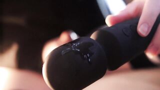 Femboy melts there penis with a vibrator