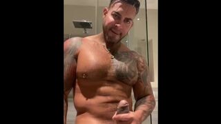 After showering I play with my cock BBC for you - VIKTOR ROM -