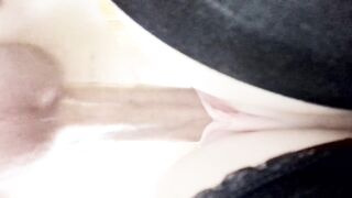 Beautiful pussy and ass from below