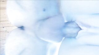 Beautiful pussy and ass from below