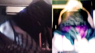 Chelsea rides BBWs strapon