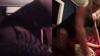 Chelsea rides BBWs strapon