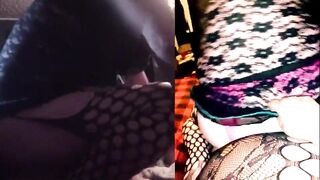 Chelsea rides BBWs strapon