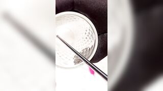 European SHEMALE is making HOMEMADE CUM COCKTAIL