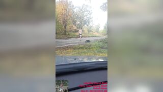 Strippin' NEKKED in the middle of the street