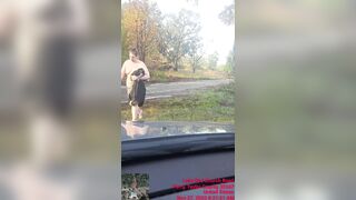 Strippin' NEKKED in the middle of the street