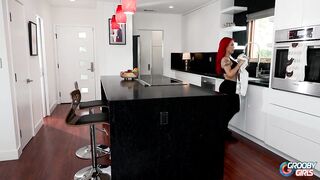 GROOBYGIRLS - Redhead Foxxy Shows Her Greatness On Sex