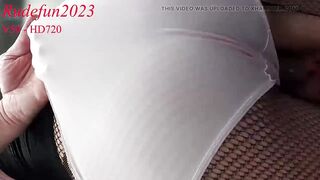 V50-toilet Cum in Knickers