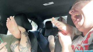 Blonde Gay Ryder Laughs Loudly As His Feet Gets Tickled