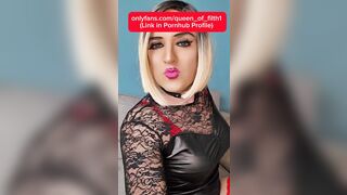 Tranny PANTIES and shemale cock, TASTE ME!