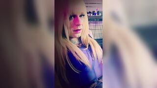 Sissy Nikki graziano exposed in chastity as a cuck to femdoms friends and world by Femdom teaser