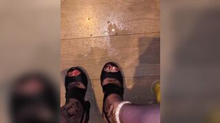 Piss sissy crossdresser femboy feet