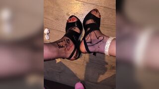 Piss sissy crossdresser femboy feet