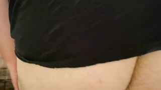 Spreading My Asshole In Step Daughter's Bedroom