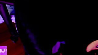 Cute hot femboy gets horny and shows her buttocks so you can jerk off on her behalf