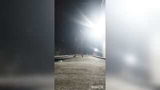 Naked and Pissing on the Train Tracks