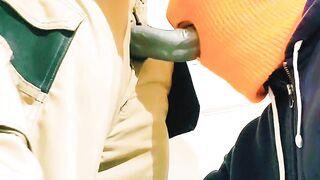 Sucking Construction Workers Massive Dick