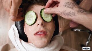 Cum Facial/ MEN / Joey Mills, Dom King, Big Dick Fig