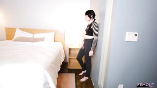 FEMOUT XXX - Cute Essy Gently Strokes Her Shaft In Bed