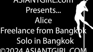 ASIANTGIRL - Horny Asian Ladyboy masturbates with Hard Cock