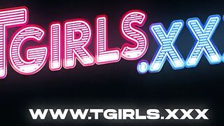 TGIRLS XXX - Sexy Marcelly Angel All Curves Reveals