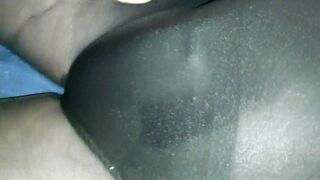 Cd in pantyhose leotard. Slimed masturbate and cum.