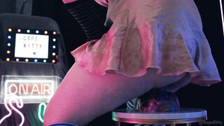 Riding HUGE Bad Dragon Dildo (Spitfire XL)