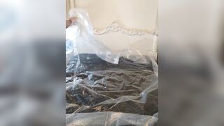 Sexy tv plastic fetish and masturbation