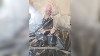 Sexy tv plastic fetish and masturbation