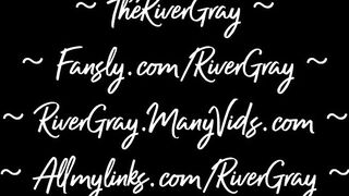 Trans Man Outdoor Striptease Hairy Blond Bush - River Gray