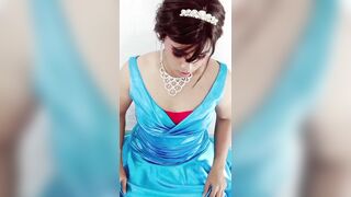 Beautiful Dress Solo Nice Cum