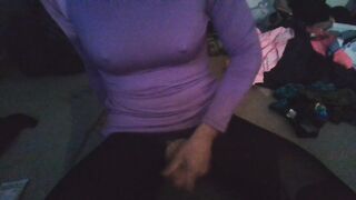 Edging while watching porn