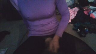 Edging while watching porn