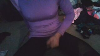 Edging while watching porn