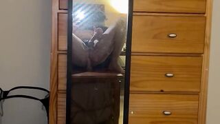 FIRST TIMER RIDING DILDO ROCK HARD