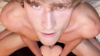 Sexy Guy Moaning Loud While Fucking Sex Doll Till Cum ????