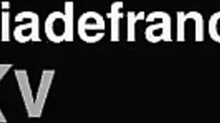 Gay with socks playing with his machine