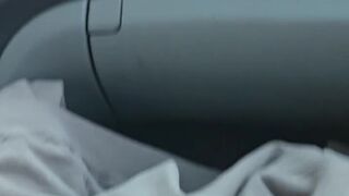 So Horny I had to fuck my boy pussy in the car