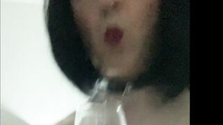 Crossdresser Piss Drink Golden Shower