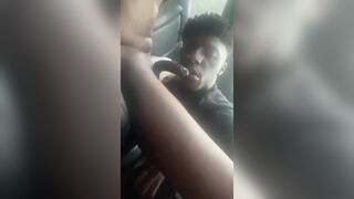 sucking dick in the car on the basketball court