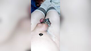 Sounding Chastity cum