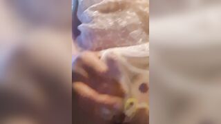 Cumming in sheer panties