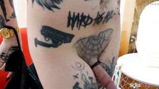 BOBSTGIRLS: Indica Dominant - Tatted Tgirl