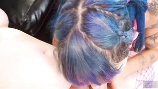 REAL TGIRLS: Wreck My Gape - Flowergoth Roze & Kelly Quell