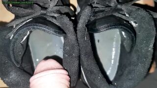 Pissing in Nike Backboard shoes