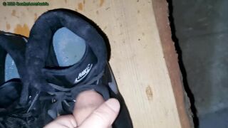 Pissing in Nike Backboard shoes