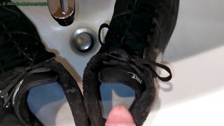 Pissing in Nike Backboard shoes